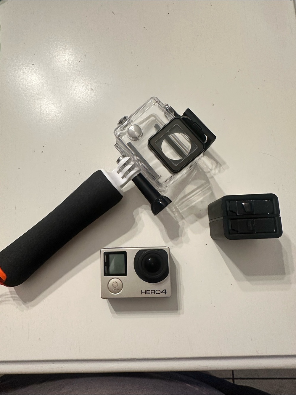 GoPro HERO4 Silver with Black Floaty Handle and Clear Housing
